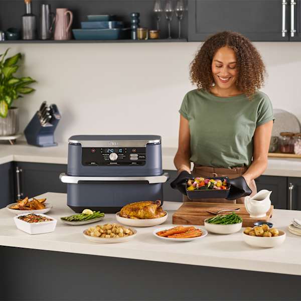 Ninja Foodi FlexDrawer Airfryer 10,4 liter Marineblauw AF500EUCYD