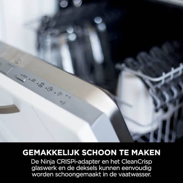 Ninja CRISPi 4-in-1 Airfryer met glazen vershoudschalen - Grijs - FN101EUST