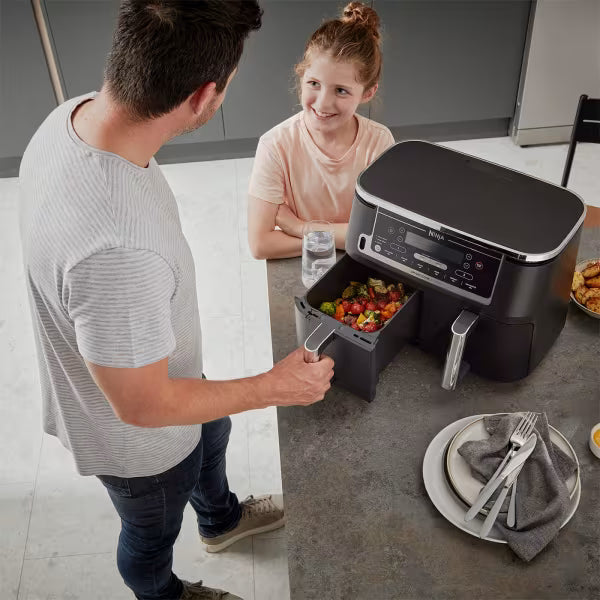 Ninja Foodi MAX Dual Zone Air Fryer with Smart Cook System AF451EU