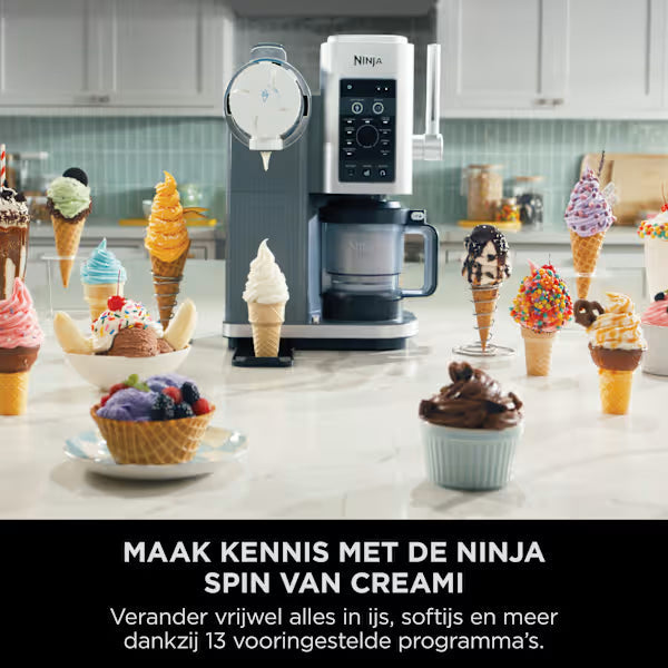 Ninja CREAMi Spin 13-in-1 (Soft)ijsmachine - NC701BU