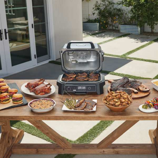 Ninja Woodfire PRO XL Electric BBQ Grill & Smoker with Smart Cook System OG850EU