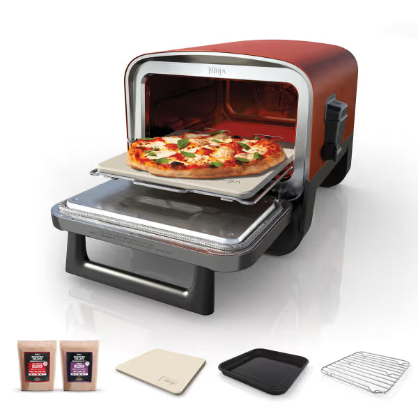 Ninja Woodfire-buitenoven, pizzamaker en BBQ-rookoven